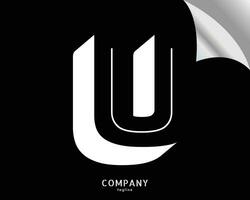 U letter logo vector design template elements