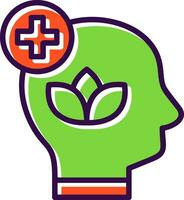 diseño de icono de vector de salud mental