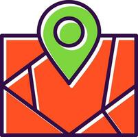 Map Vector Icon Design
