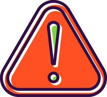 diseño de icono de vector de alerta