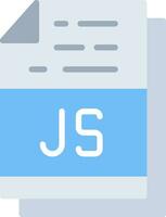 Js File Format Vector Icon Design