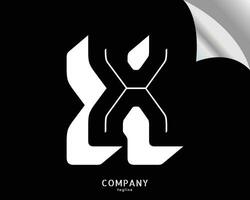 X letter logo vector design template elements