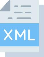 Xml File Format Vector Icon Design