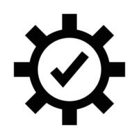 Quality Assurance Vector Glyph Icon For Personal And Commercial Use.