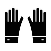 guantes vector glifo icono para personal y comercial usar.