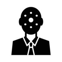 Blurring Vector Glyph Icon For Personal And Commercial Use