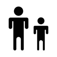 Child Consent Vector Glyph Icon For Personal And Commercial Use