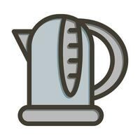 Kettle Vector Thick Line Filled Colors Icon For Personal And Commercial Use.