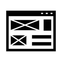 Wireframe Vector Glyph Icon For Personal And Commercial Use.