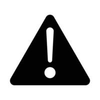Attention Vector Glyph Icon For Personal And Commercial Use