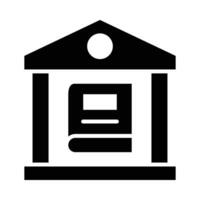 Library Vector Glyph Icon For Personal And Commercial Use.