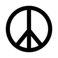 Peace Vector Glyph Icon For Personal And Commercial Use.