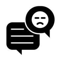 Complaint Vector Glyph Icon For Personal And Commercial Use