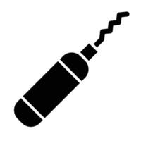 Lockpick Vector Glyph Icon For Personal And Commercial Use.