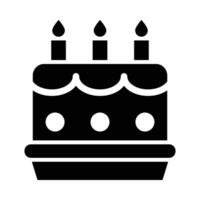 Cake Vector Glyph Icon For Personal And Commercial Use.