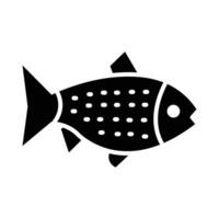 Salmon Vector Glyph Icon For Personal And Commercial Use.