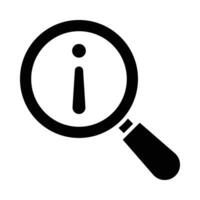 Information Vector Glyph Icon For Personal And Commercial Use