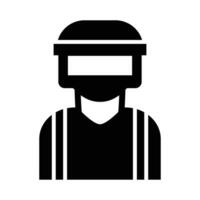 Player Vector Glyph Icon For Personal And Commercial Use.