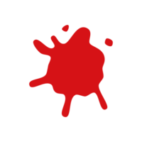 vermelho sangue borrão elemento png