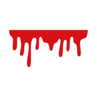 red blood dripping isolated png