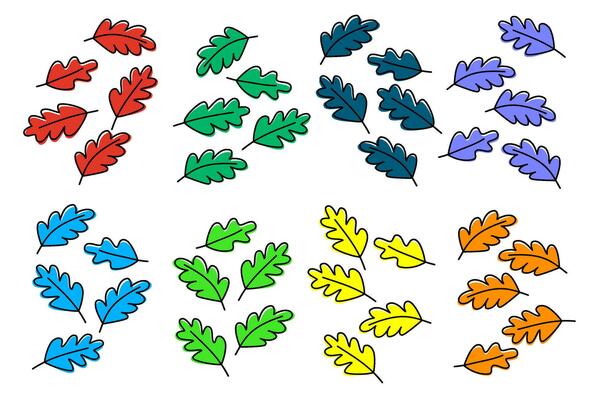 Falling Fall Leaves. leaf autumn. autumn leaves. simple illustration of autumn leaves.