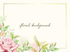 Floral Wedding Banner Background Template Designs vector