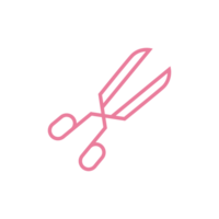 pink scissors icon png