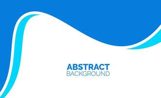 abstract Simple Minimal dynamic curve Blue and white business wave banner background. business concept. Vector illustration.