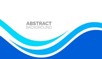 abstract Simple Minimal dynamic curve Blue and white business wave banner background. business concept. Vector illustration.