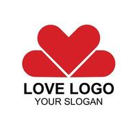 Professional love logo design service vector