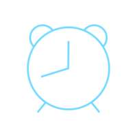 blue alarm clock png