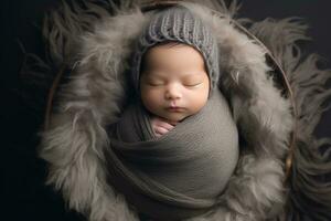 NewBorn Photography AI generated photo