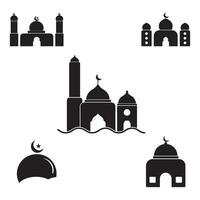 mosque icon vector