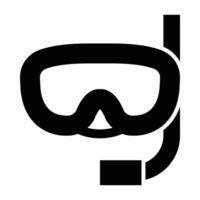 Snorkel Vector Glyph Icon For Personal And Commercial Use.