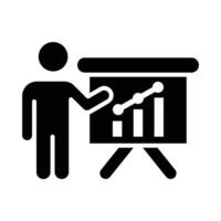 Presentation Vector Glyph Icon For Personal And Commercial Use.