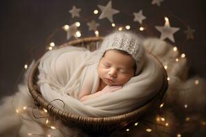 NewBorn Photography AI generated photo