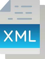 Xml File Format Vector Icon Design