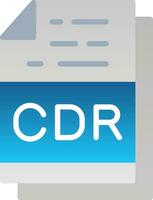 Cdr File Format Vector Icon Design