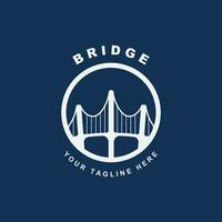 Bridge Logo Template vector icon