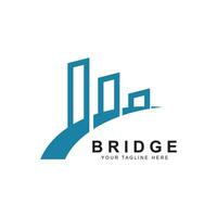 Bridge Logo Template vector icon