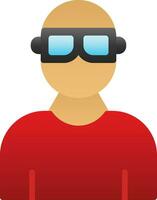 Ar glasses Vector Icon Design