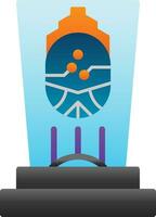 Holographic Vector Icon Design