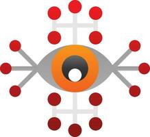 Cyber eye Vector Icon Design