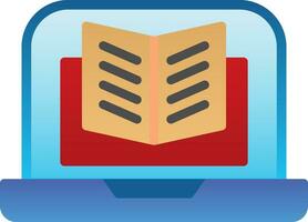 Digital book Vector Icon Design