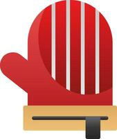 Oven mitts Vector Icon Design