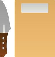 Cutting Board Vector Icon Design