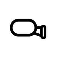 car rearview icon on a white background vector