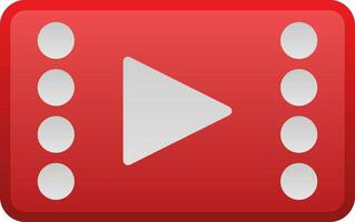 Video player Vector Icon Design