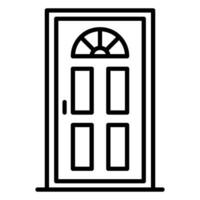 Home door icon to enter and exit the room vector