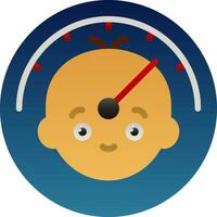 Speedmeter Vector Icon Design